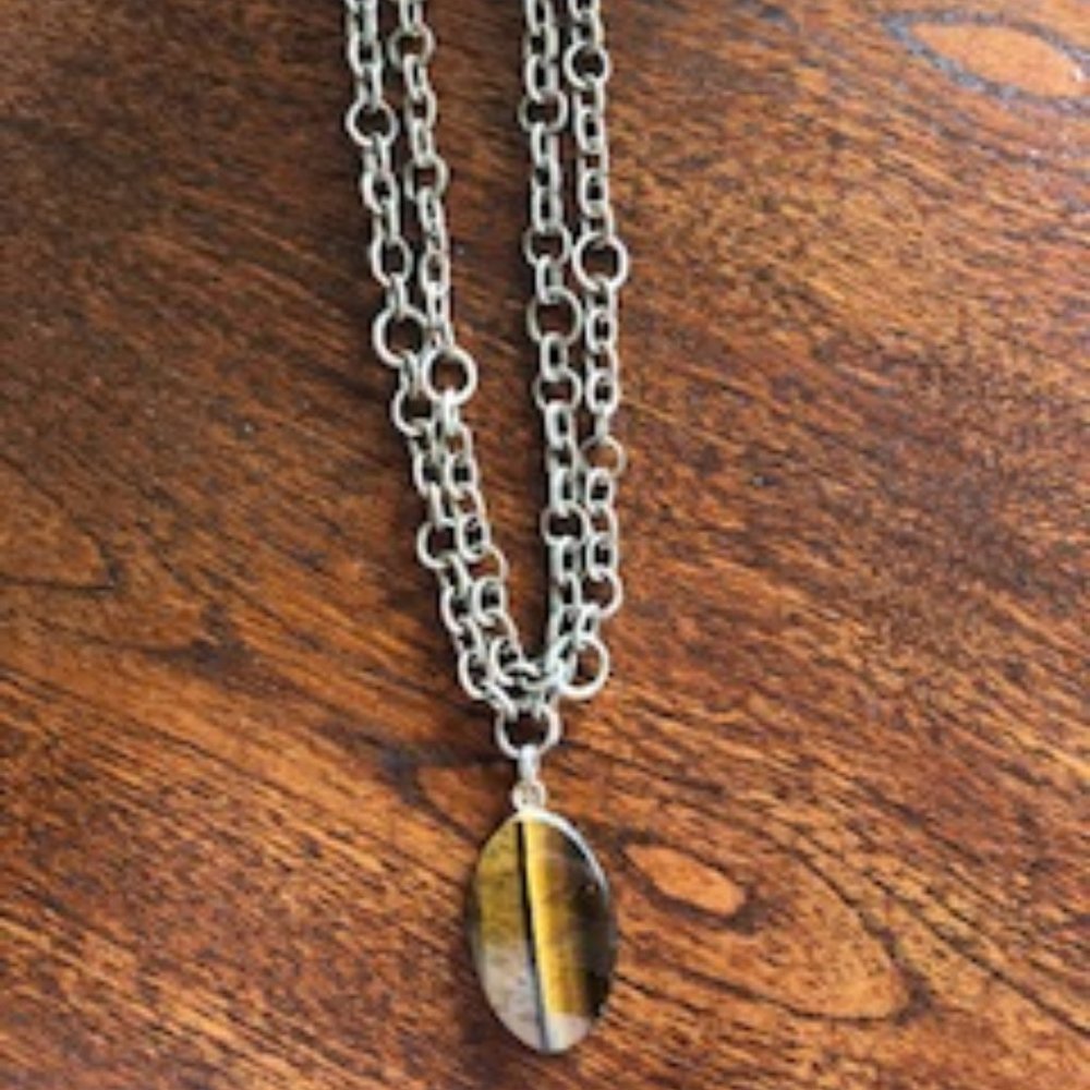 Tiger stone necklace